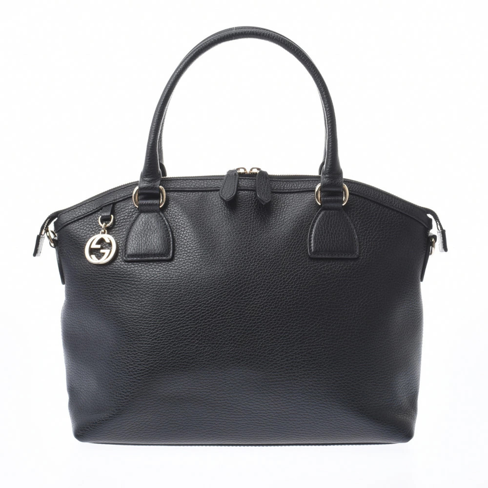 GUCCI Black Calfskin Handbag